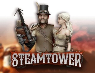 Steam Tower Slot logo by NetEnt at Prive Casino